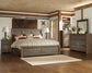 Juararo Queen Panel Bed with Mirrored Dresser and Chest at Towne & Country Furniture (AL) furniture, home furniture, home decor, sofa, bedding