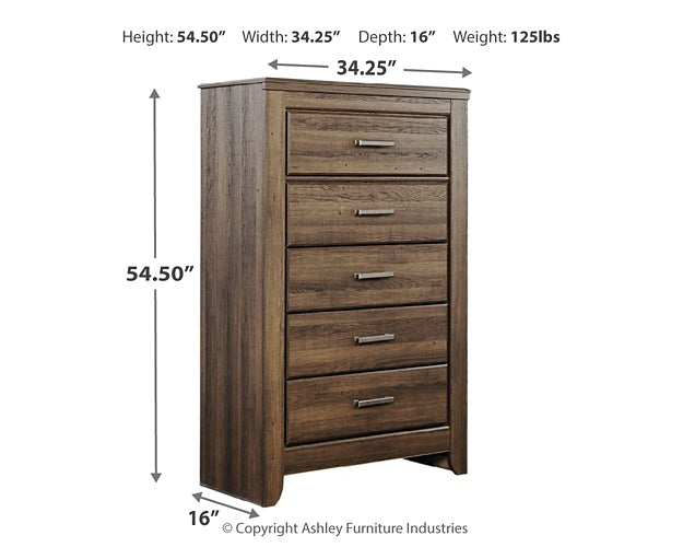 Juararo Queen Panel Bed with Mirrored Dresser and Chest at Towne & Country Furniture (AL) furniture, home furniture, home decor, sofa, bedding