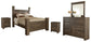 Juararo Queen Poster Bed with Mirrored Dresser and 2 Nightstands at Towne & Country Furniture (AL) furniture, home furniture, home decor, sofa, bedding