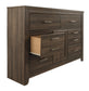 Juararo Six Drawer Dresser at Towne & Country Furniture (AL) furniture, home furniture, home decor, sofa, bedding