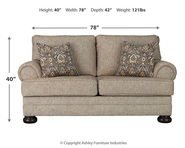 Kananwood Loveseat at Towne & Country Furniture (AL) furniture, home furniture, home decor, sofa, bedding