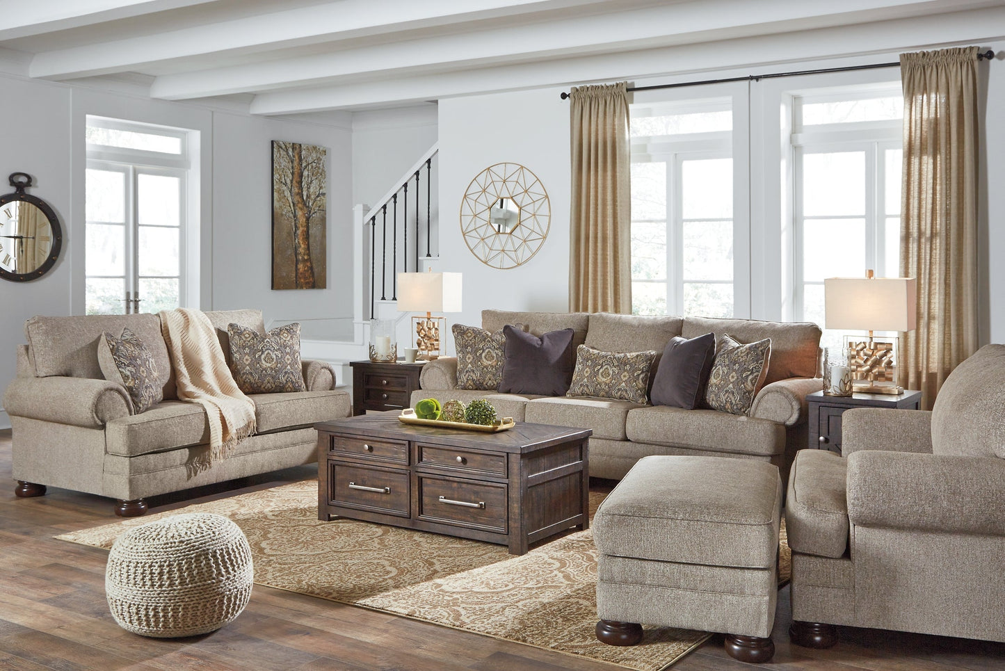 Kananwood Sofa, Loveseat, Chair and Ottoman at Towne & Country Furniture (AL) furniture, home furniture, home decor, sofa, bedding