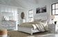 Kanwyn King Panel Bed with Mirrored Dresser and 2 Nightstands at Towne & Country Furniture (AL) furniture, home furniture, home decor, sofa, bedding