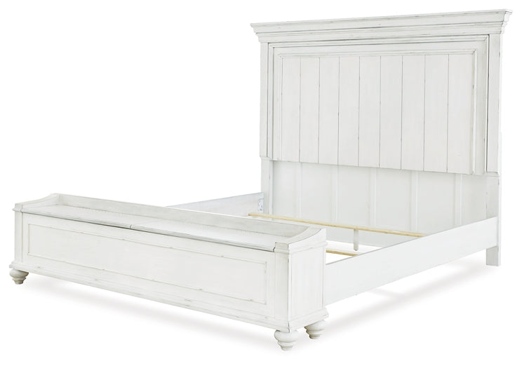Kanwyn  Panel Bed With Storage Bench at Towne & Country Furniture (AL) furniture, home furniture, home decor, sofa, bedding