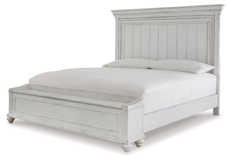Kanwyn  Panel Bed With Storage Bench at Towne & Country Furniture (AL) furniture, home furniture, home decor, sofa, bedding