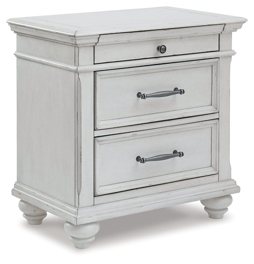 Kanwyn Queen Panel Bed with Mirrored Dresser and 2 Nightstands at Towne & Country Furniture (AL) furniture, home furniture, home decor, sofa, bedding
