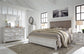 Kanwyn Queen Panel Bed with Mirrored Dresser and 2 Nightstands at Towne & Country Furniture (AL) furniture, home furniture, home decor, sofa, bedding