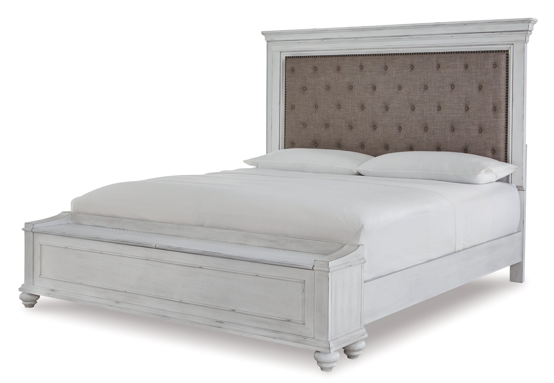 Kanwyn Queen Panel Bed with Storage with Mirrored Dresser, Chest and Nightstand at Towne & Country Furniture (AL) furniture, home furniture, home decor, sofa, bedding