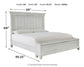 Kanwyn Queen Panel Bed with Storage with Mirrored Dresser and 2 Nightstands at Towne & Country Furniture (AL) furniture, home furniture, home decor, sofa, bedding