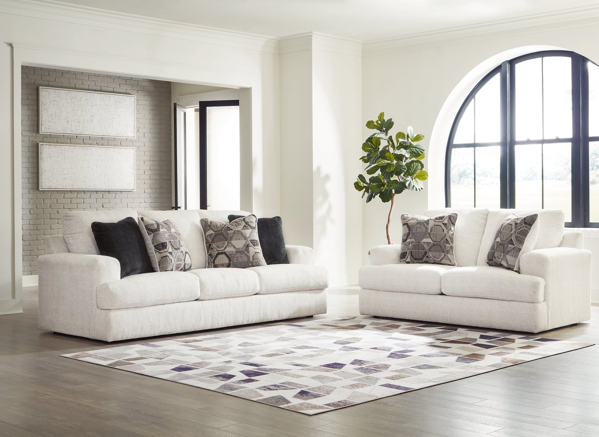 Karinne Sofa, Loveseat, Chair and Ottoman at Towne & Country Furniture (AL) furniture, home furniture, home decor, sofa, bedding