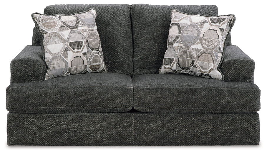 Karinne Sofa, Loveseat, Chair and Ottoman at Towne & Country Furniture (AL) furniture, home furniture, home decor, sofa, bedding