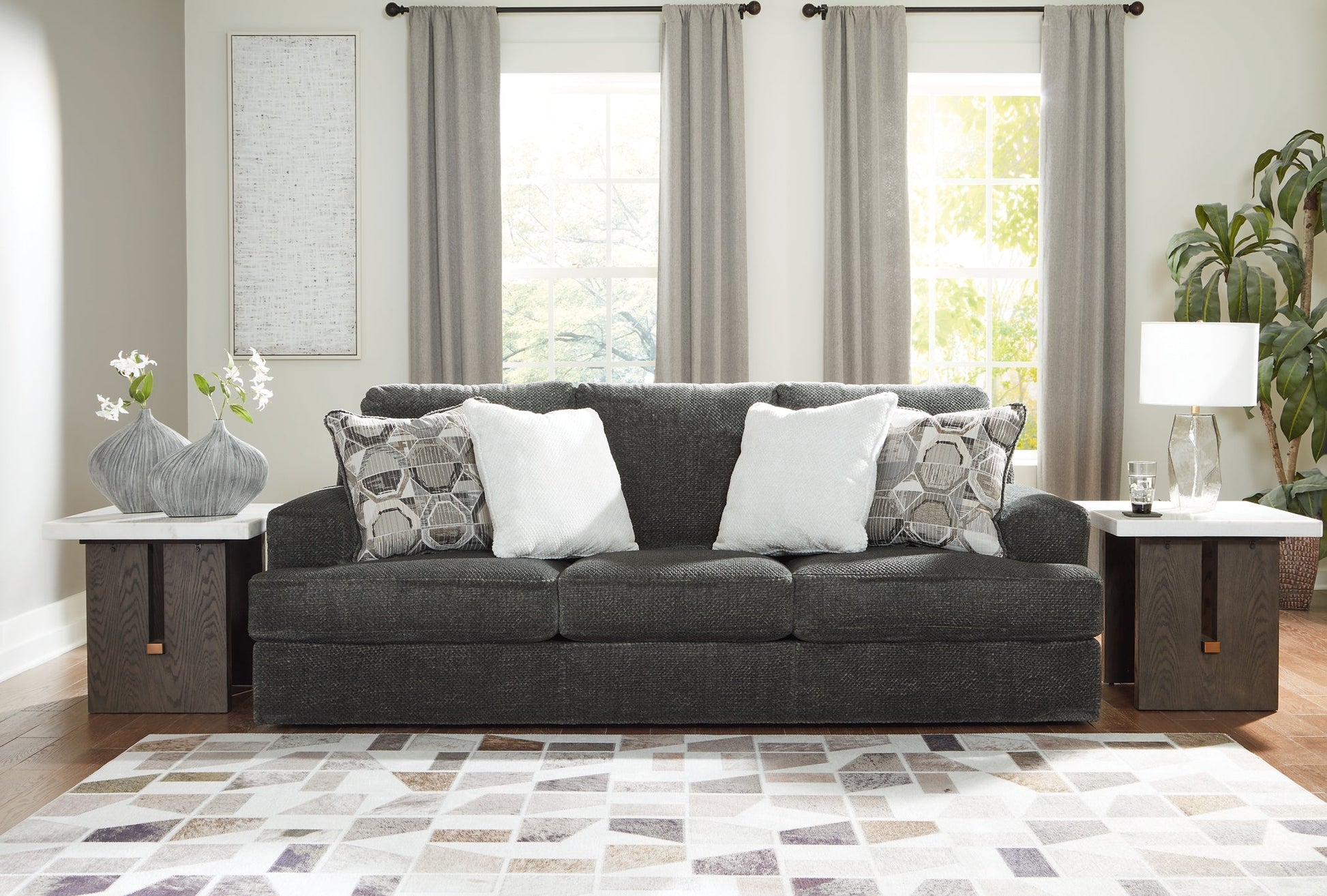 Karinne Sofa, Loveseat, Chair and Ottoman at Towne & Country Furniture (AL) furniture, home furniture, home decor, sofa, bedding