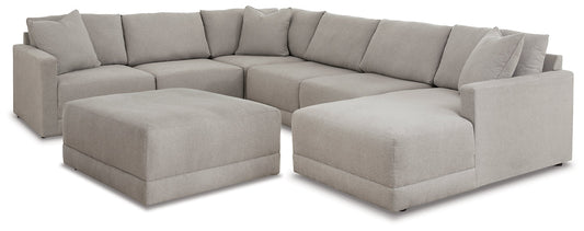 Katany 6-Piece Sectional with Ottoman at Towne & Country Furniture (AL) furniture, home furniture, home decor, sofa, bedding