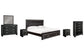 Kaydell King Panel Bed with Storage with Mirrored Dresser, Chest and 2 Nightstands at Towne & Country Furniture (AL) furniture, home furniture, home decor, sofa, bedding