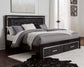 Kaydell King Panel Bed with Storage with Mirrored Dresser, Chest and 2 Nightstands at Towne & Country Furniture (AL) furniture, home furniture, home decor, sofa, bedding