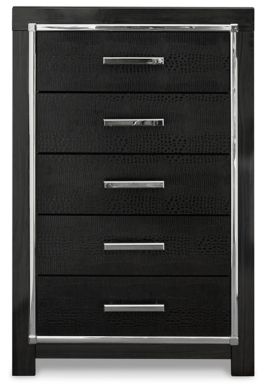 Kaydell King Upholstered Panel Bed with Mirrored Dresser and Chest at Towne & Country Furniture (AL) furniture, home furniture, home decor, sofa, bedding