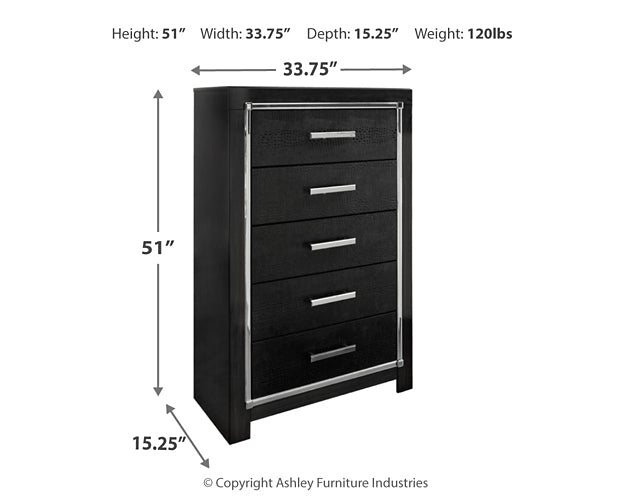 Kaydell King Upholstered Panel Headboard with Mirrored Dresser, Chest and Nightstand at Towne & Country Furniture (AL) furniture, home furniture, home decor, sofa, bedding