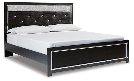 Kaydell King Upholstered Panel Platform Bed with Dresser at Towne & Country Furniture (AL) furniture, home furniture, home decor, sofa, bedding