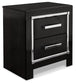 Kaydell King Upholstered Panel Storage Platform Bed with Mirrored Dresser and 2 Nightstands at Towne & Country Furniture (AL) furniture, home furniture, home decor, sofa, bedding