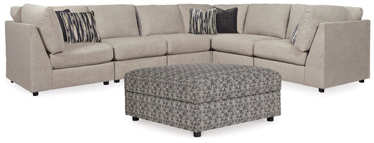 Kellway 6-Piece Sectional with Ottoman at Towne & Country Furniture (AL) furniture, home furniture, home decor, sofa, bedding