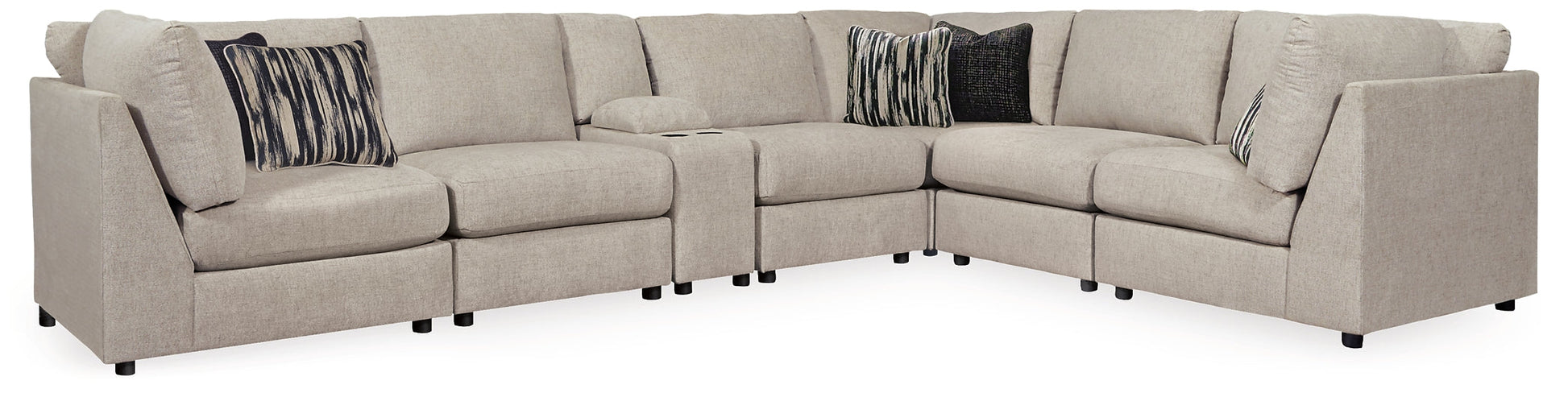 Kellway 7-Piece Sectional with Ottoman at Towne & Country Furniture (AL) furniture, home furniture, home decor, sofa, bedding