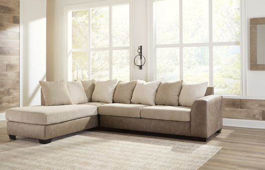 Keskin 2-Piece Sectional with Chaise at Towne & Country Furniture (AL) furniture, home furniture, home decor, sofa, bedding