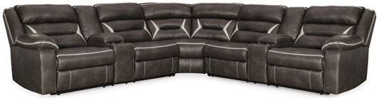 Kincord 3-Piece Power Reclining Sectional at Towne & Country Furniture (AL) furniture, home furniture, home decor, sofa, bedding