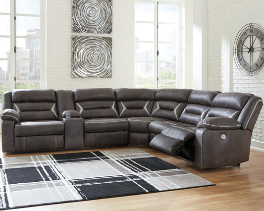 Kincord 4-Piece Power Reclining Sectional at Towne & Country Furniture (AL) furniture, home furniture, home decor, sofa, bedding