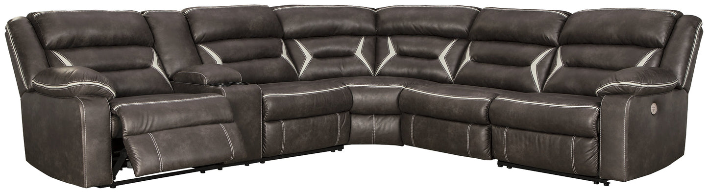 Kincord 4-Piece Power Reclining Sectional at Towne & Country Furniture (AL) furniture, home furniture, home decor, sofa, bedding