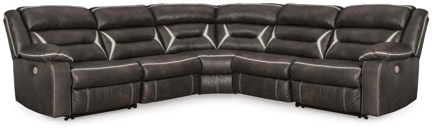 Kincord 5-Piece Power Reclining Sectional at Towne & Country Furniture (AL) furniture, home furniture, home decor, sofa, bedding