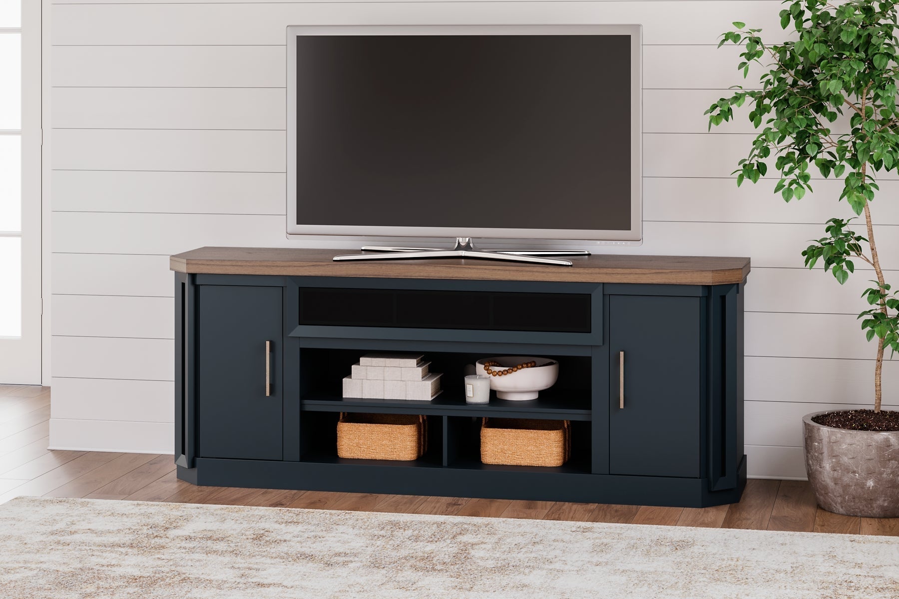 Landocken XL TV Stand w/Fireplace Option at Towne & Country Furniture (AL) furniture, home furniture, home decor, sofa, bedding