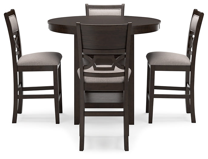 Langwest DRM Counter Table Set (5/CN) at Towne & Country Furniture (AL) furniture, home furniture, home decor, sofa, bedding