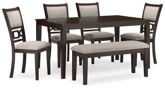 Langwest Dining Room Table Set (6/CN) at Towne & Country Furniture (AL) furniture, home furniture, home decor, sofa, bedding
