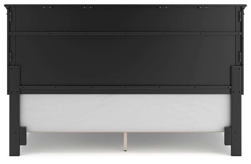 Lanolee California King Panel Bed with Mirrored Dresser and 2 Nightstands at Towne & Country Furniture (AL) furniture, home furniture, home decor, sofa, bedding