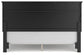 Lanolee California King Panel Bed with Mirrored Dresser and 2 Nightstands at Towne & Country Furniture (AL) furniture, home furniture, home decor, sofa, bedding