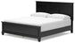 Lanolee California King Panel Bed with Mirrored Dresser and 2 Nightstands at Towne & Country Furniture (AL) furniture, home furniture, home decor, sofa, bedding