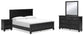Lanolee California King Panel Bed with Mirrored Dresser and Nightstand at Towne & Country Furniture (AL) furniture, home furniture, home decor, sofa, bedding