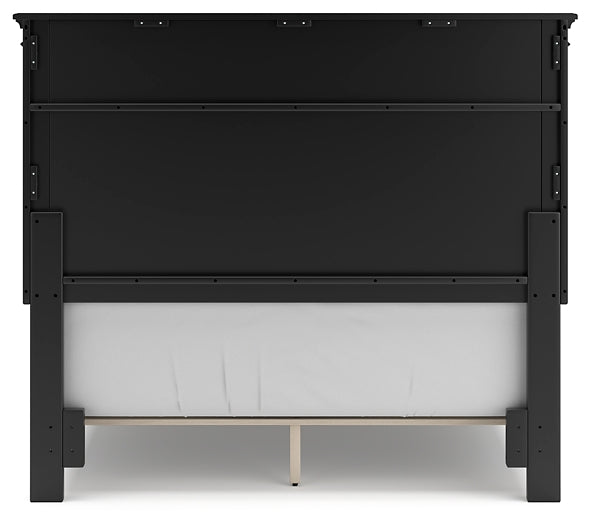 Lanolee Full Panel Bed with Mirrored Dresser and 2 Nightstands at Towne & Country Furniture (AL) furniture, home furniture, home decor, sofa, bedding