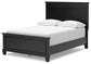 Lanolee Full Panel Bed with Mirrored Dresser and 2 Nightstands at Towne & Country Furniture (AL) furniture, home furniture, home decor, sofa, bedding
