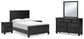 Lanolee Full Panel Bed with Mirrored Dresser and 2 Nightstands at Towne & Country Furniture (AL) furniture, home furniture, home decor, sofa, bedding