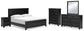 Lanolee King Panel Bed with Mirrored Dresser, Chest and Nightstand at Towne & Country Furniture (AL) furniture, home furniture, home decor, sofa, bedding