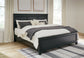 Lanolee King Panel Bed with Mirrored Dresser, Chest and Nightstand at Towne & Country Furniture (AL) furniture, home furniture, home decor, sofa, bedding