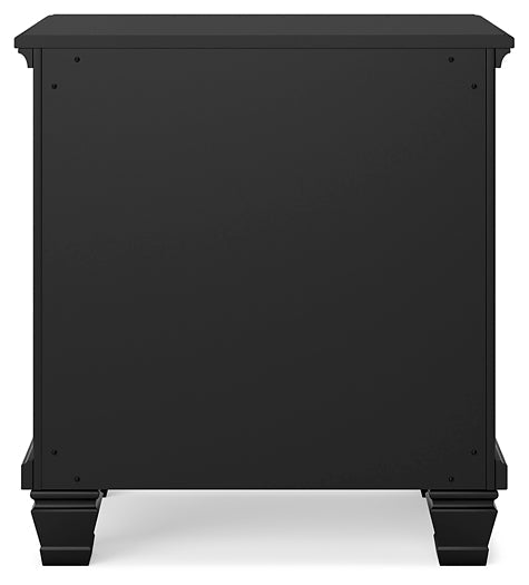 Lanolee King Panel Bed with Mirrored Dresser, Chest and Nightstand at Towne & Country Furniture (AL) furniture, home furniture, home decor, sofa, bedding