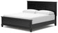 Lanolee King Panel Bed with Mirrored Dresser and 2 Nightstands at Towne & Country Furniture (AL) furniture, home furniture, home decor, sofa, bedding