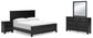 Lanolee King Panel Bed with Mirrored Dresser and Nightstand at Towne & Country Furniture (AL) furniture, home furniture, home decor, sofa, bedding