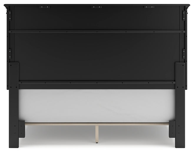 Lanolee Queen Panel Bed with Mirrored Dresser and Chest at Towne & Country Furniture (AL) furniture, home furniture, home decor, sofa, bedding