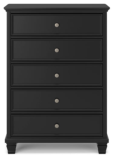 Lanolee Queen Panel Bed with Mirrored Dresser and Chest at Towne & Country Furniture (AL) furniture, home furniture, home decor, sofa, bedding