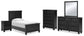 Lanolee Twin Panel Bed with Mirrored Dresser, Chest and Nightstand at Towne & Country Furniture (AL) furniture, home furniture, home decor, sofa, bedding