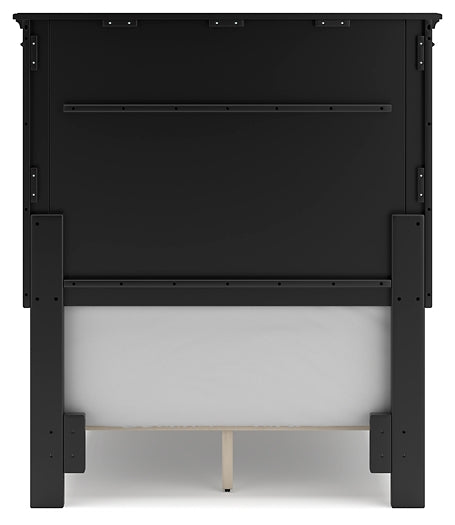 Lanolee Twin Panel Bed with Mirrored Dresser and 2 Nightstands at Towne & Country Furniture (AL) furniture, home furniture, home decor, sofa, bedding