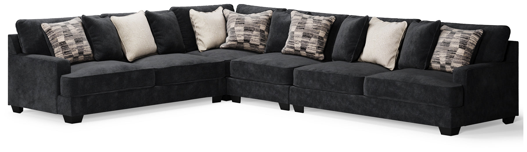 Lavernett 4-Piece Sectional at Towne & Country Furniture (AL) furniture, home furniture, home decor, sofa, bedding